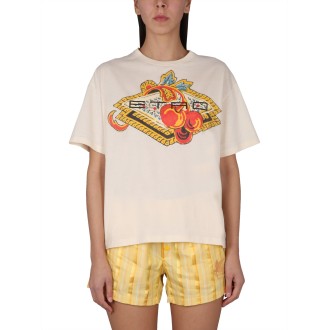 etro logo print t-shirt