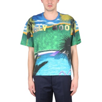 etro california print t-shirt