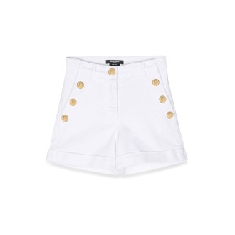 balmain bermuda shorts buttons