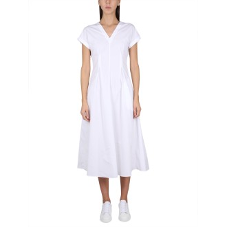 aspesi v-neck dress