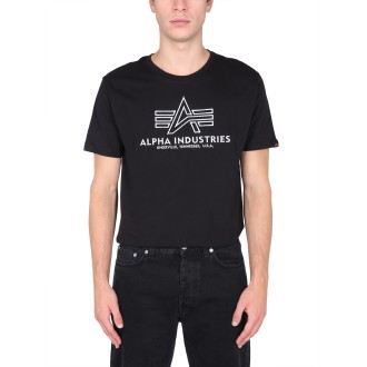 alpha industries t-shirt with embroidered logo