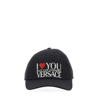 versace baseball hat with logo