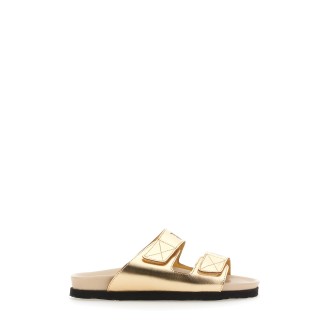 palm angels sandal with logo