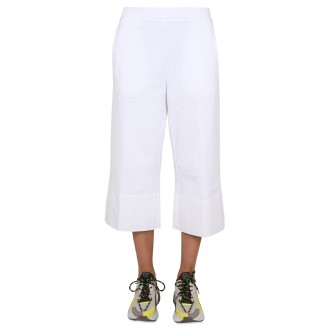 stella mccartney pantalone con ricamo logo 