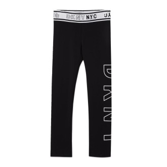 dkny leggings con stampa