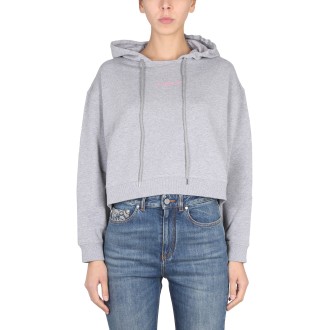 stella mccartney sweatshirt with logo embroidery