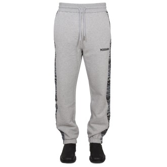 missoni joggers with logo