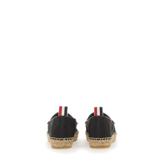 thom browne espadrille penny varsity