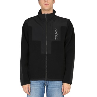 marcelo burlon county of milan giacca track cross block