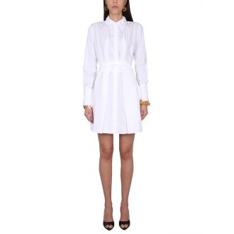 patou pleated shirt dress