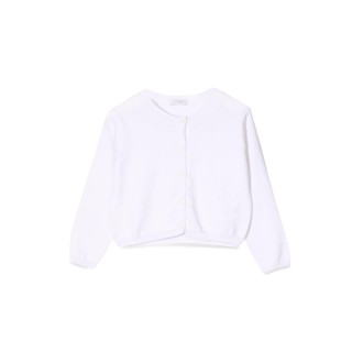 il gufo white tricot sweater