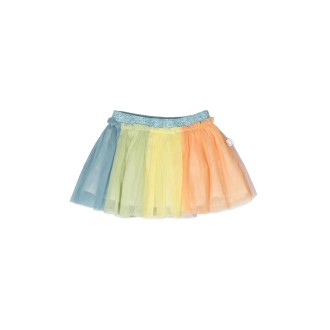 stella mccartney multicolor pleated skirt