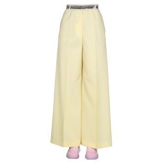 stella mccartney wide leg trousers