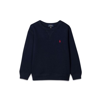 polo ralph lauren seasonal fleece-ls cn-tops-knit