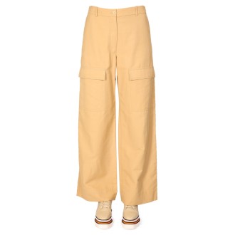 stella mccartney wide leg cargo pants