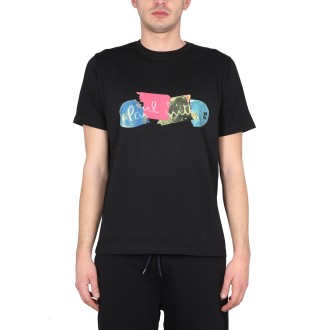 ps by paul smith logo print t-shirt