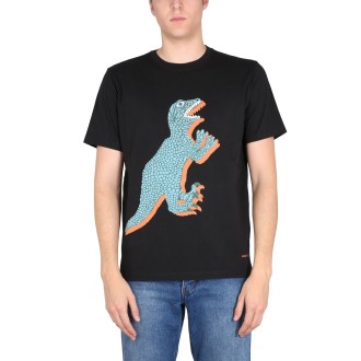 ps by paul smith dino print t-shirt