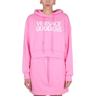 versace cropped sweatshirt