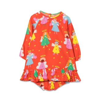 stella mccartney m/l dress with little angels coulottes