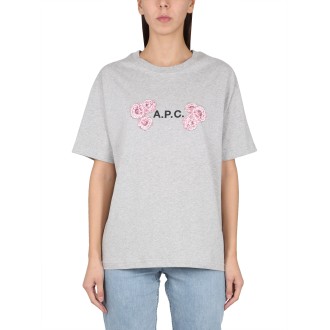 a.p.c. crewneck t-shirt