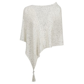 Eleven88 - Poncho in Cashmere con Paillettes