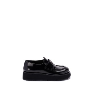 Prada Brushed Leather `New Opposite` Loafers