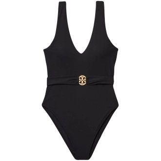 Tory Burch `Miller Plunge` One-Piece