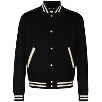 Saint Laurent `Saint Laurent Teddy` Varsity Jacket