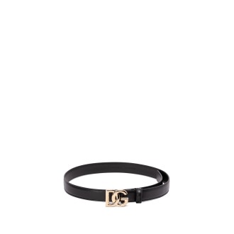 Dolce & Gabbana `Dg` Logo Belt