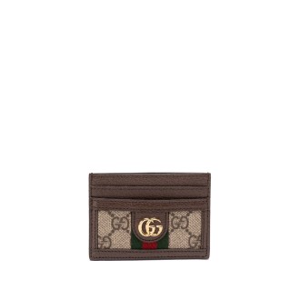 Gucci `Ophidia Gg` Card Case Wallet