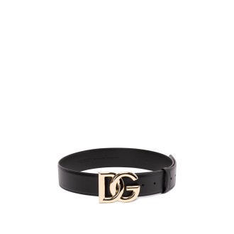 Dolce & Gabbana `Dg` Logo Belt