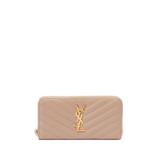 Saint Laurent `Cassandre` Zip Around Wallet