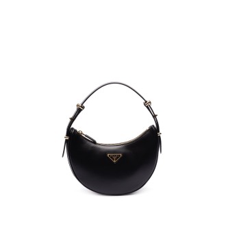 Prada `Arqué` Leather Shoulder Bag