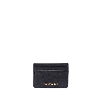 Gucci Card Case With `Gucci Script`