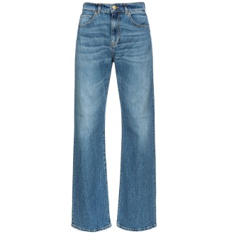 Pinko `Wanda` Wide Leg Jeans