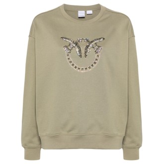 Pinko `Logo Birds` `Nelly` Sweatshirt