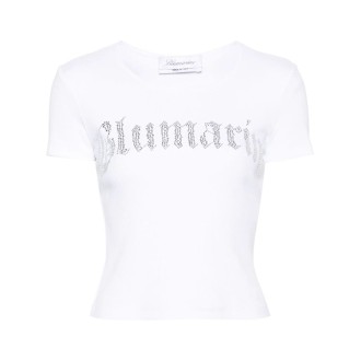 Blumarine Cropped T-Shirt