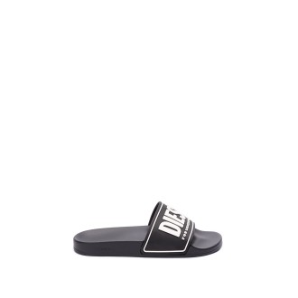 Diesel `Sa-Mayemi Cc W` Slides With Embossed Logo