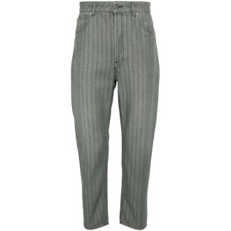 Golden Goose `Journey` `Happy Dyed Denim Stripes` Jeans