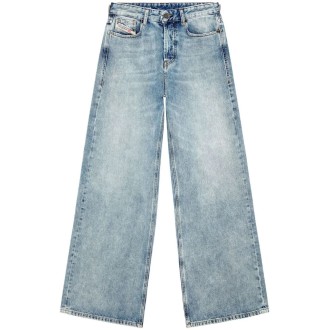 Diesel `1996 D-Sire` 5-Pocket Wide Leg Jeans