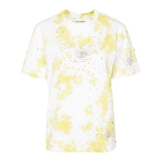 Des Phemmes Tie Dye `Splash` Embroidery T-Shirt