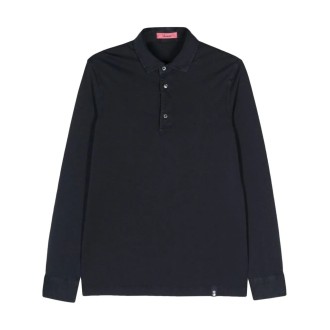 Drumohr Long Sleeve Polo Shirt