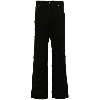 Andersson Bell `New Patchwork` Wide Leg Jeans