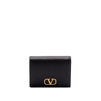 Valentino Garavani `Vlogo Signature` Flap French Wallet