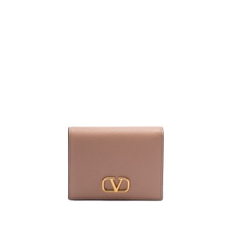 Valentino Garavani `Vlogo Signature` Flap French Wallet