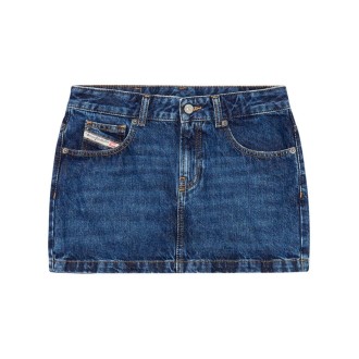 Diesel `De-Ron` Mini Denim Skirt