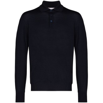 Brunello Cucinelli Polo-Style Lightweight Sweater
