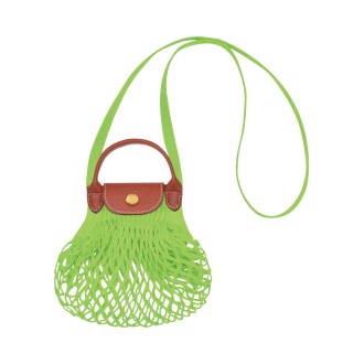 Longchamp `Le Pliage Filet` Extra Small Mesh Bag