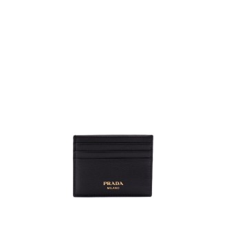Prada Leather Credit Card Holder