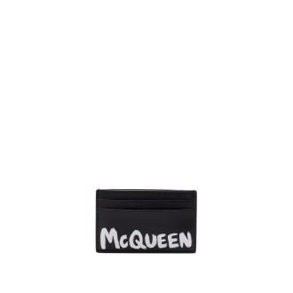 Alexander McQueen `Mcqueen Graffiti` Card Holder